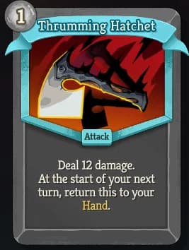 Thrumming Hatchet card - Slay the Spire 2